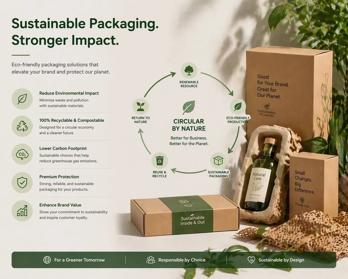 Environmental protection packaging solutions