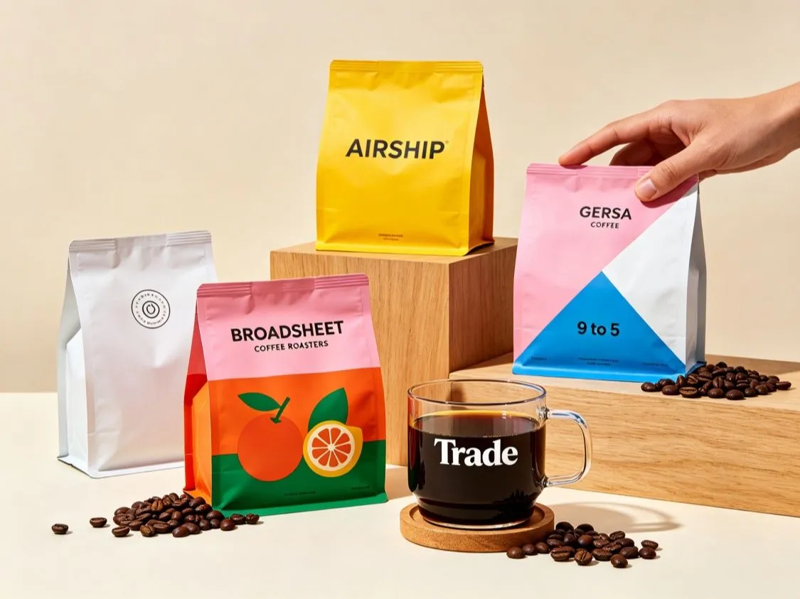 color coffee packing