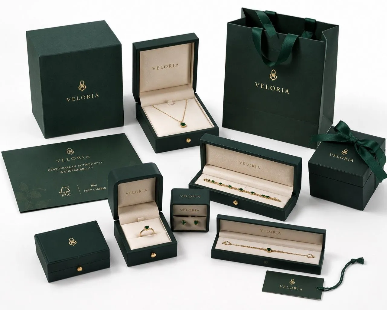 11.Custom eco-friendly jewelry packaging solutions for luxury brands