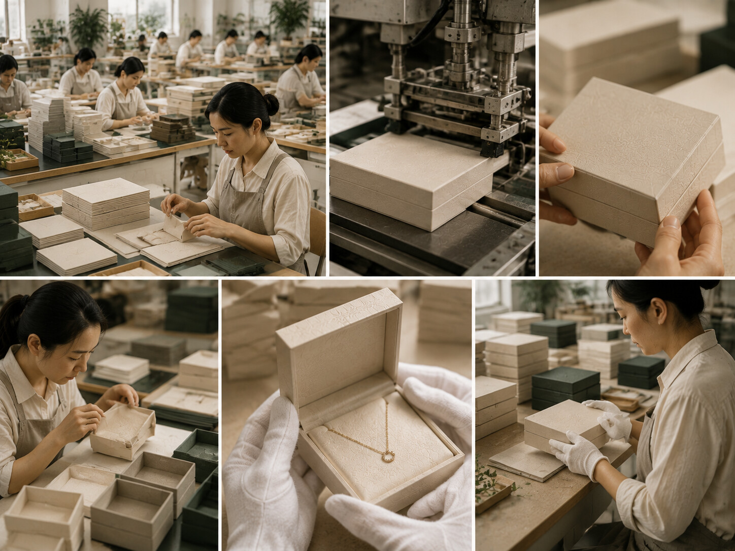11、Manufacturing and quality inspection of biodegradable jewelry boxes