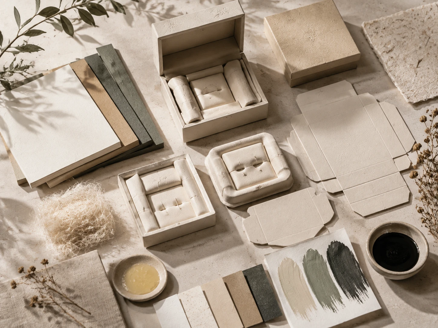3、Sustainable materials used to manufacture biodegradable jewelry boxes